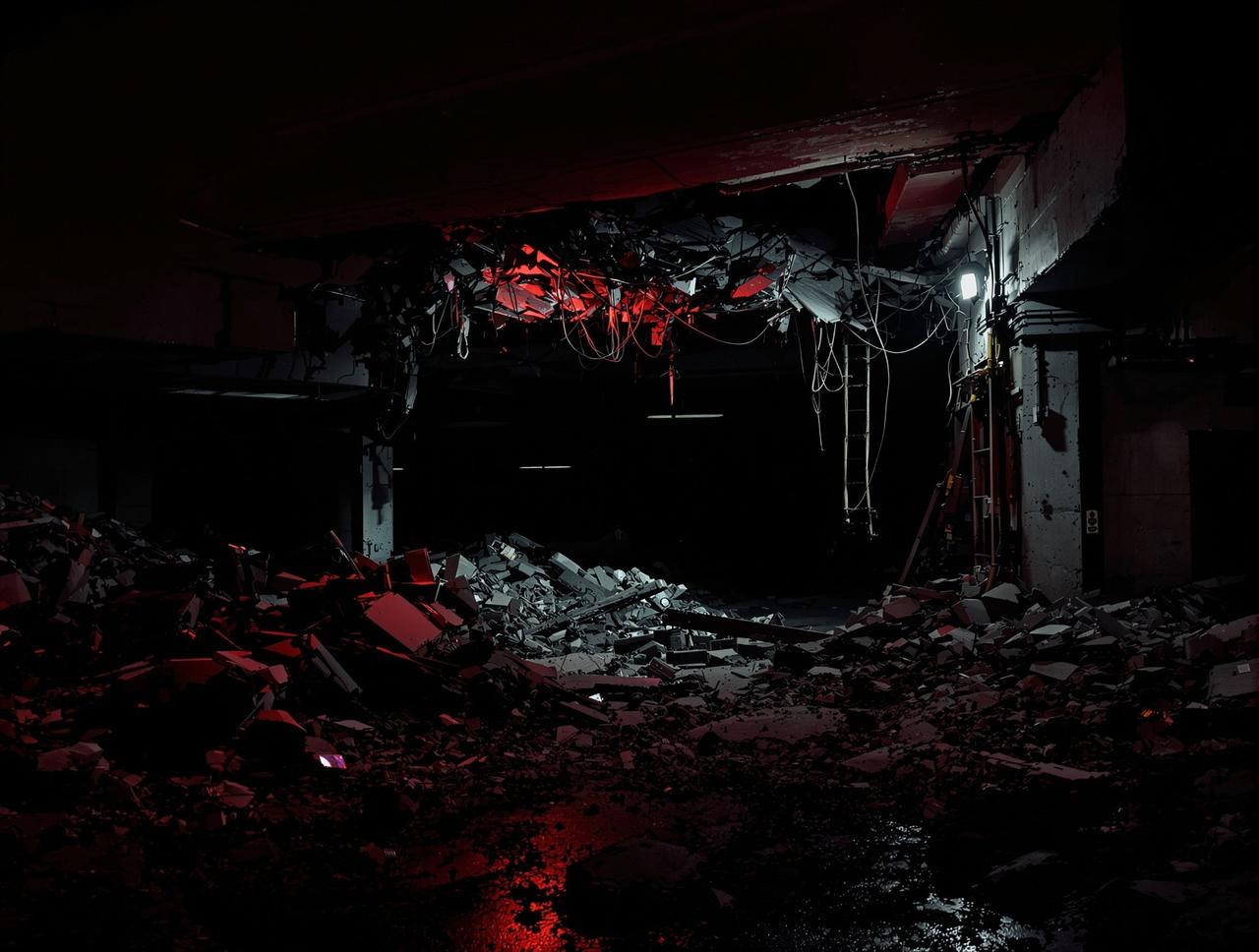 小区地下车库坍塌事故:开发商偷工减料被曝光